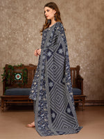 Thumbnail for Embroidered & Printed Casual Wear Kurta With Printed Pant & Dupatta, Multicolor - Hiral Fashion - Distacart