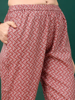Thumbnail for Embroidered & Printed Kurta With Pant & Dupatta, Pink - Hiral Fashion - Dista