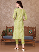 Thumbnail for Printed Kurta With Printed Pant & Dupatta, Multicolor - Hiral Fashion - Distacart