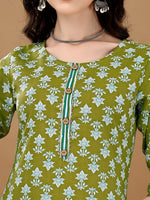 Thumbnail for Ethnic Motifs Printed Kurta With Ethnic Motifs Printed Kurta With Printed Pant & Dupatta, Multicolor - Hiral Fashion - Distacart