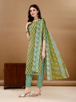 Thumbnail for Ethnic Motifs Printed Kurta With Ethnic Motifs Printed Kurta With Printed Pant & Dupatta, Multicolor - Hiral Fashion - Distacart