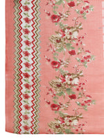 Thumbnail for Floral Printed Kurta With Pant & Dupatta, Peach - Hiral Fashion - Distacart