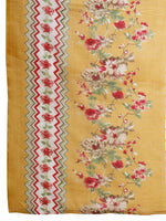 Thumbnail for Floral Printed Kurta With Pant & Dupatta, Yellow - Hiral Fashion - Dista