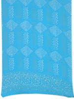 Thumbnail for Printed Flared Kurta With Pant & Dupatta, Blue - Hiral Fashion - Distacart