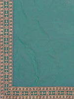 Thumbnail for Embroidered Kurta With Pant & Border Premium Embroidered Dupatta, Multicolor - Hiral Fashion - Distacart