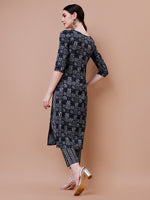 Thumbnail for Ethnic Tribal Printed Kurta & Pant Set, Multicolor - Hiral Fashion - Dista