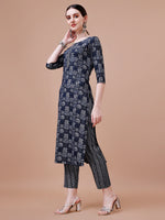 Thumbnail for Ethnic Tribal Printed Kurta & Pant Set, Multicolor - Hiral Fashion - Dista