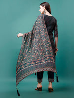 Thumbnail for Hand Embroidered Kurta With Pant & Dupatta, Multicolor - Hiral Fashion - Distacart