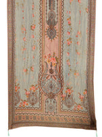 Thumbnail for Hand Embroidered & Printed Pure Silk Kurta With Pant & Printed Dupatta, Green - Hiral Fashion - Distacart