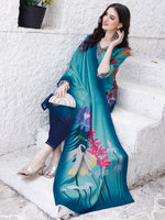 Thumbnail for Embroidered & Floral Printed Kurta With Pant & Printed Dupatta Premium Luxury, Multicolor - Hiral Fashion - Distacart