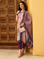 Thumbnail for Embroidered & Floral Printed Kurta With Pant & Printed Dupatta Premium, Multicolor - Hiral Fashion - Distacart