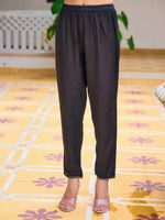 Thumbnail for Embroidered & Floral Printed Kurta With Pant & Printed Dupatta, Lavender - Hiral Fashion - Distacart