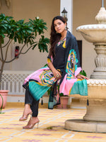 Thumbnail for Embroidered & Floral Printed Kurta With Pant & Printed Dupatta, Lavender - Hiral Fashion - Distacart