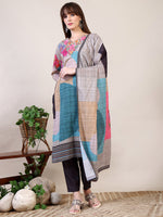 Thumbnail for Embroidered & Printed Kurta With Pant & Dupatta, Multicolor - Hiral Fashion - Distacart
