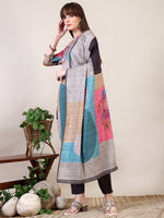 Thumbnail for Embroidered & Printed Kurta With Pant & Dupatta, Multicolor - Hiral Fashion - Distacart