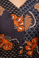 Thumbnail for Floral Motifs Printed Kurta With Palazzo, Grey - Hiral Fashion - Distacart