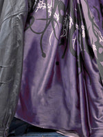 Thumbnail for NOZ2TOZ Women's Satin Purple Printed Designer Saree With Blouse Piece - Distacart