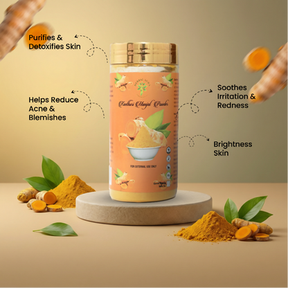 Herbal Aura Kasthuri Manjal Powder - Distacart