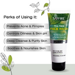 Thumbnail for Saffire Naturals Tea Tree Purifying & Cleansing Face Wash - Distacart
