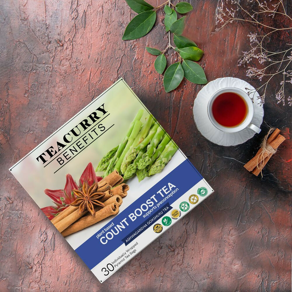 Teacurry Count Boost Tea For Men - Distacart