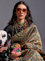 Thumbnail for NOZ2TOZ Women's Silk Blend Grey Woven Design Designer Saree With Blouse Piece - Distacart