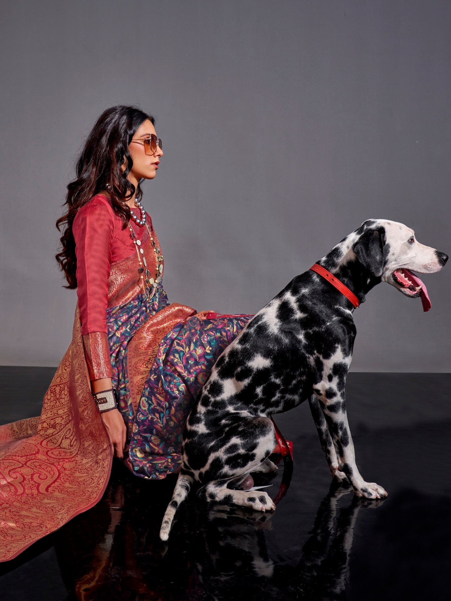 NOZ2TOZ Women's Silk Blend Navy Blue Woven Design Designer Saree With Blouse Piece - Distacart