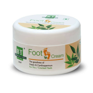 BT Boericke & Tafel Foot Cream with Goodness of Neem for Dry and Cracked Heels - Distacart