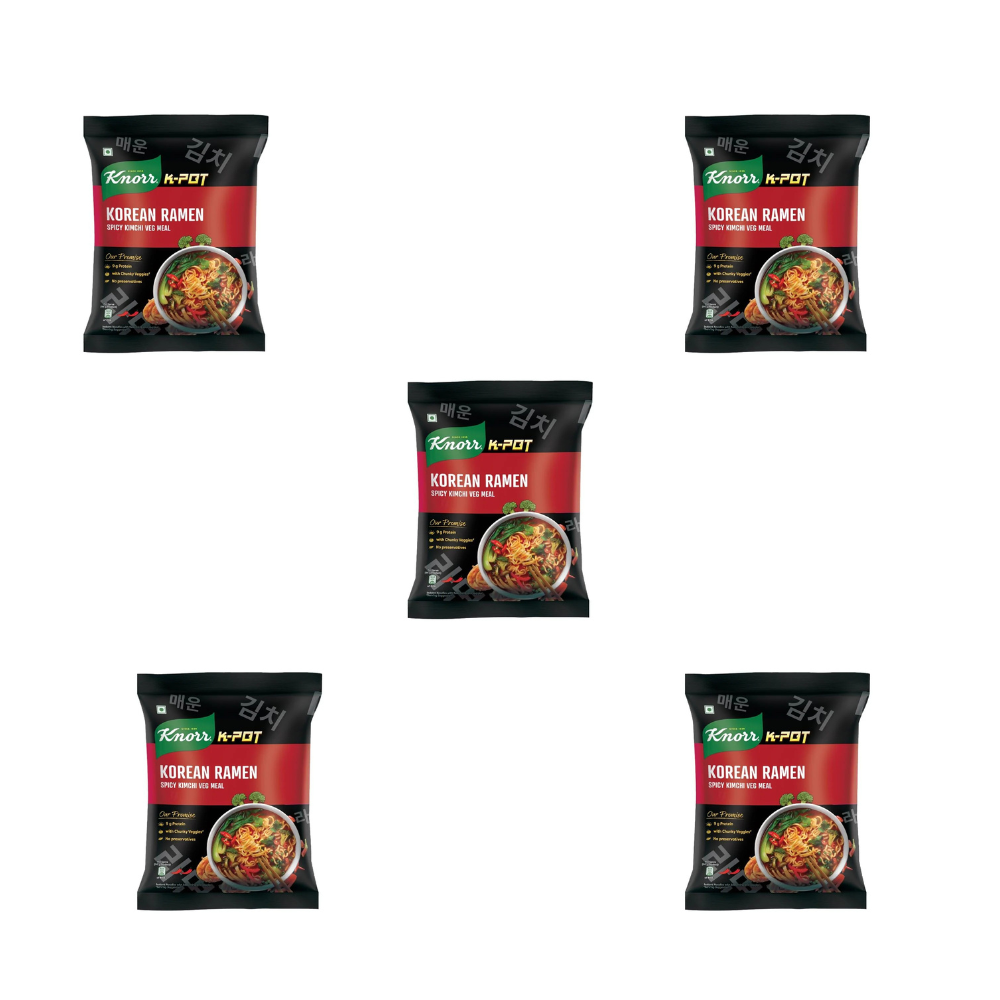 Knorr Korean Ramen Spicy Kimchi Instant Noodles - Distacart