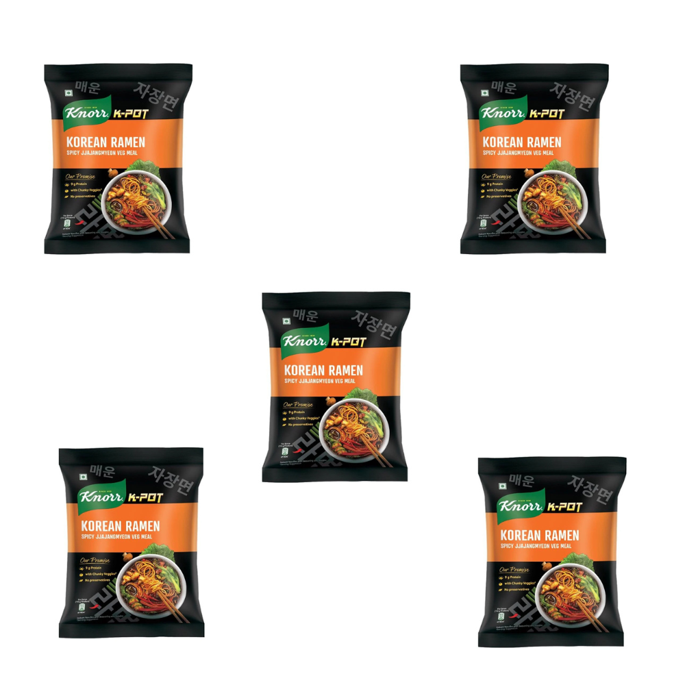 Knorr Korean Ramen Spicy Jjajangmyeon Instant Noodles