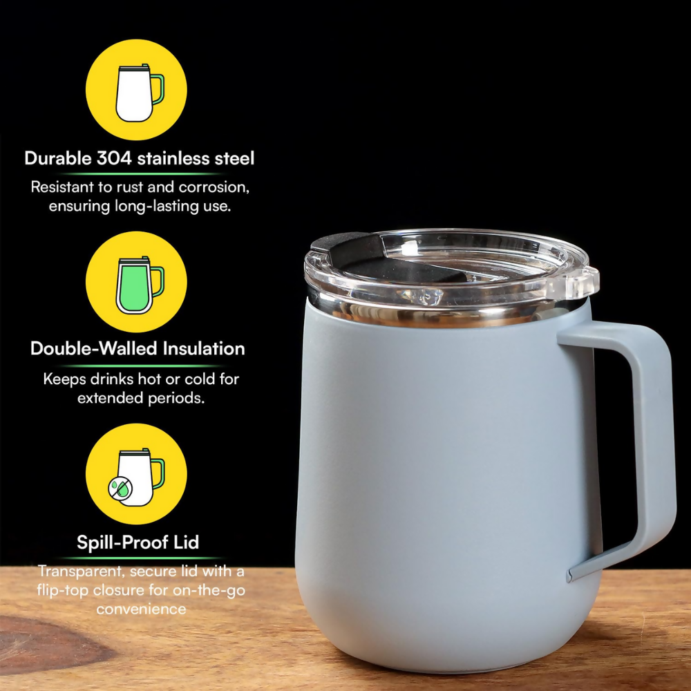 Udyan Tea Stainless Steel Insulated Mug - Frost Blue - Dista