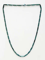 Thumbnail for NVR Men's Handcrafted Green Rhodium Plated Chain - Distacart