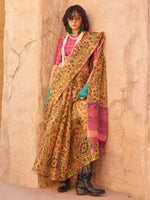 Thumbnail for NOZ2TOZ Women's Tissue Mustard Printed Designer Saree With Blouse Piece - Distacart