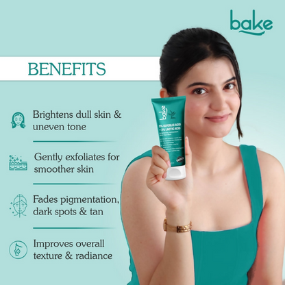 Bake 5% Glycolic Acid + 2% Lactic Acid Daily Face Wash - Distacart