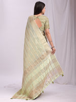 Thumbnail for Astita Organza Light Green Saree