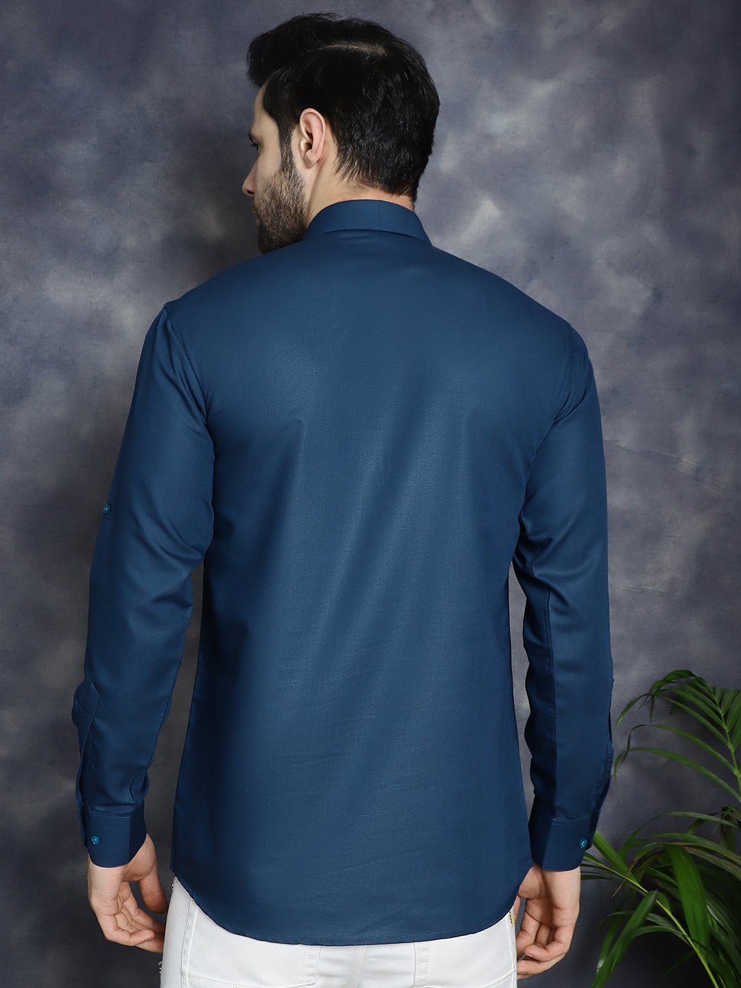 Jompers Men's Teal Blue Solid Short Kurta - Distacart