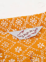 Thumbnail for Jompers Men's Mustard & White Embroidered Straight Kurta - Distacart