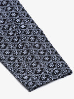 Thumbnail for Jompers Men's Navy Blue & White embroidered Straight Kurta - Distacart