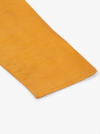 Thumbnail for Jompers Men's Solid Dupion Silk Kurta - Yellow - Distacart