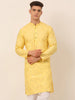 Jompers Men's Lemon Mirror Work Kurta Only - Distacart