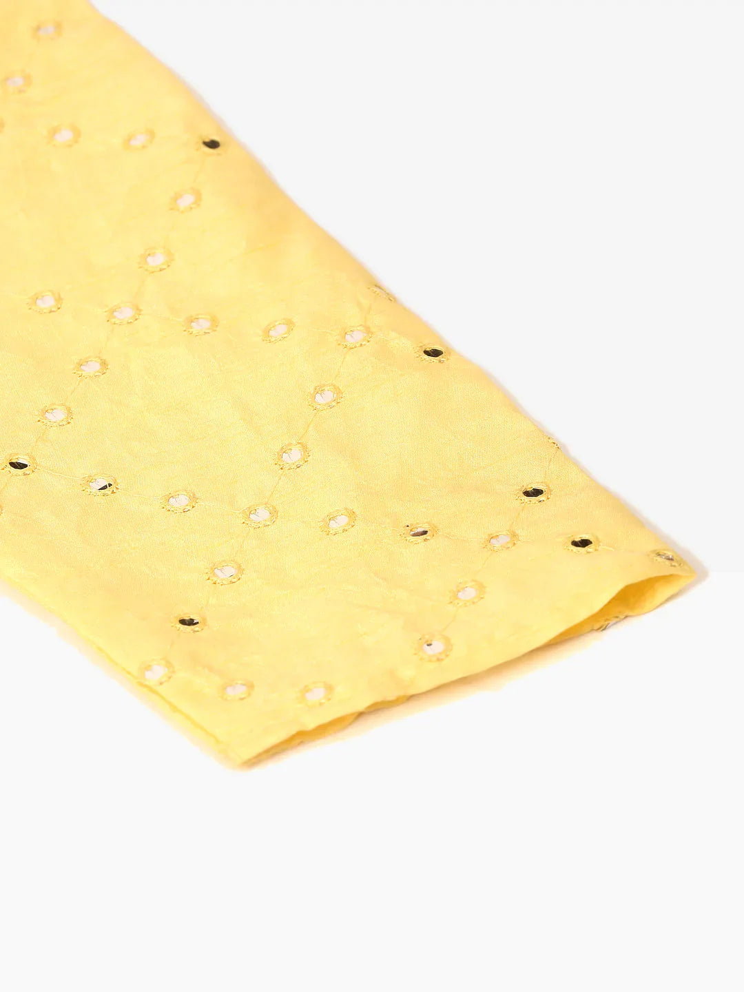 Jompers Men's Lemon Mirror Work Kurta Only - Distacart