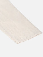 Thumbnail for Jompers Men's Silk Blend Sequence Embroidered Kurta Only - Cream - Distacart
