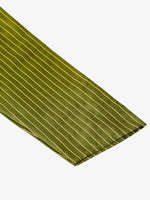 Thumbnail for Jompers Men's Olive Green Striped Pleated Chikankari Kurta Only - Distacart