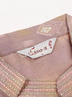 Thumbnail for Jompers Men's Pink Collar Embroidered Woven Design Kurta Pajama - Distacart