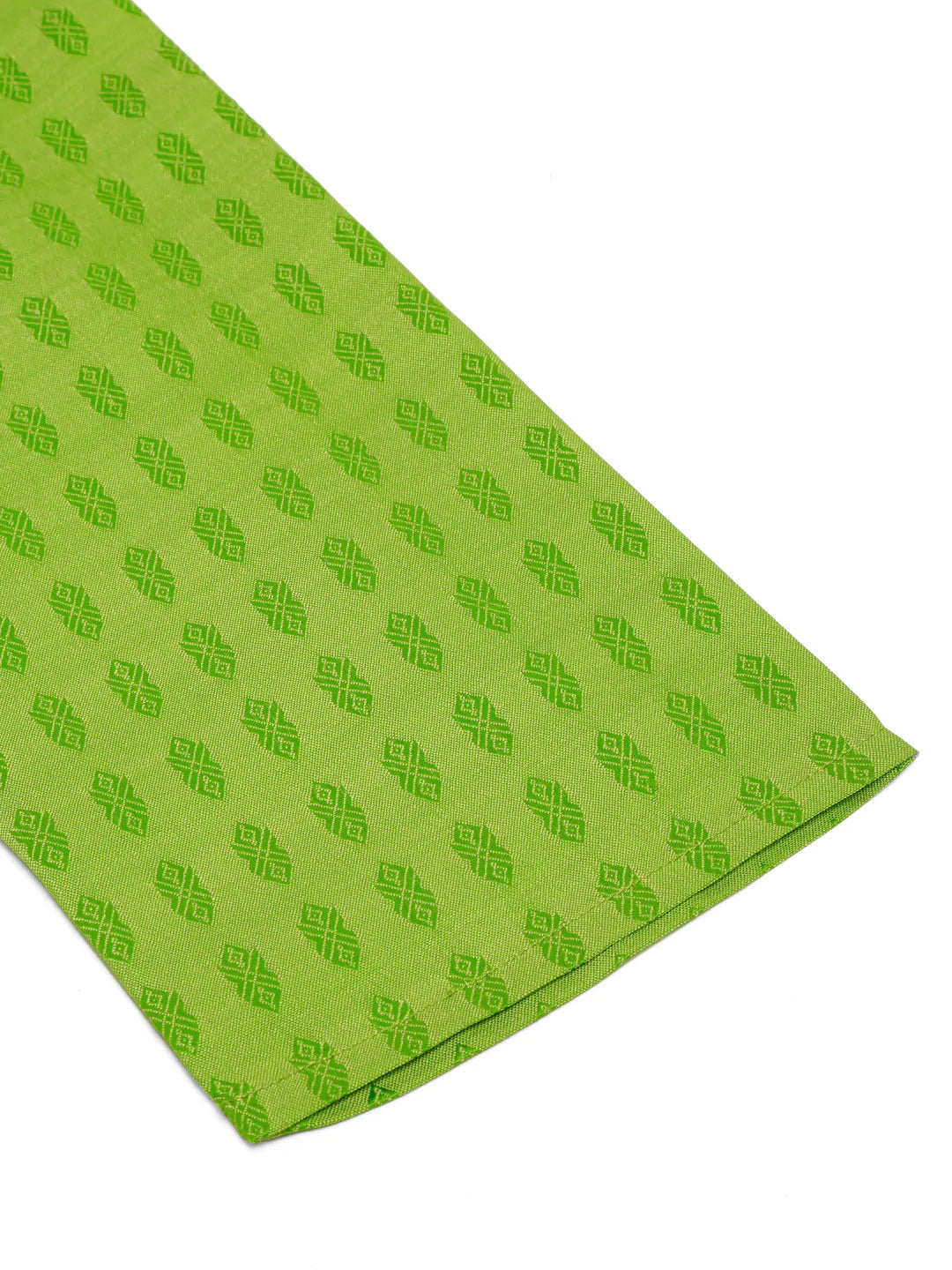 Jompers Men's Green Woven Design Kurta Only - Distacart
