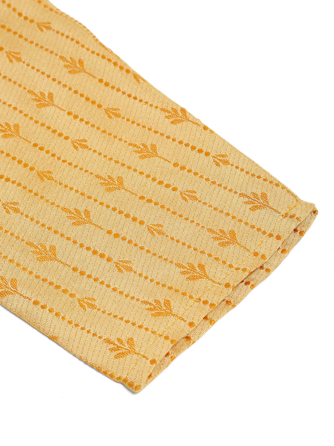 Jompers Men's Golden Embroidered Kurta Only - Distacart