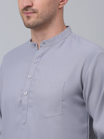 Jompers Men's Black Solid Short Kurta - Distacart