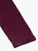 Thumbnail for Jompers Men's Purple Chikankari Embroidered and Sequence Kurta Only - Distacart