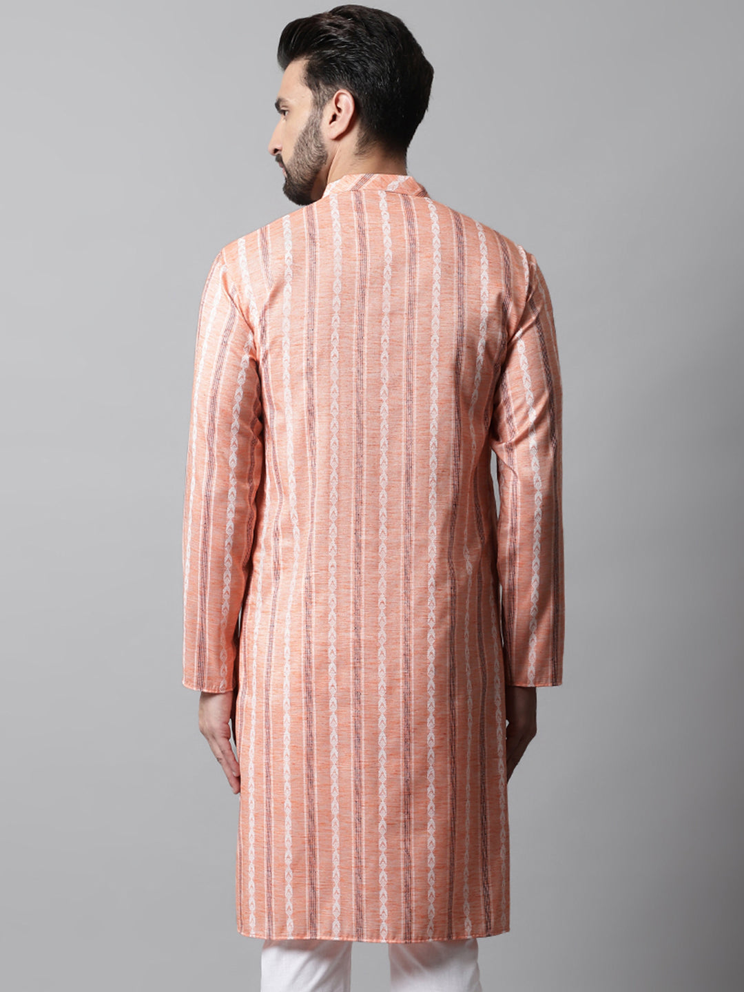 Jompers Men's Coral Geomatric Printed Kurta - Distacart