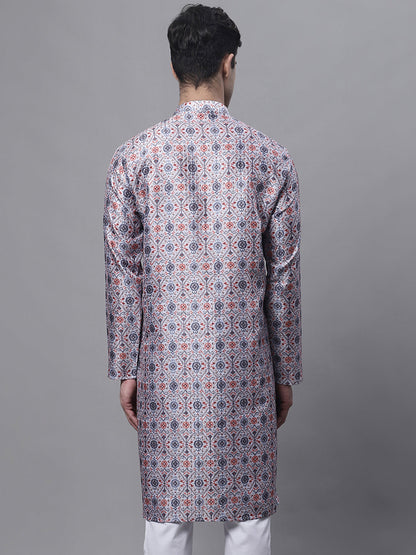 Jompers Men's Blue Digital Printed Kurta - Distacart
