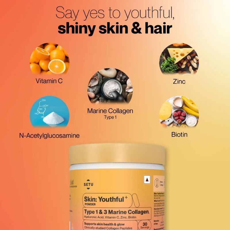 Setu Skin Youthful Collagen Powder - Distacart